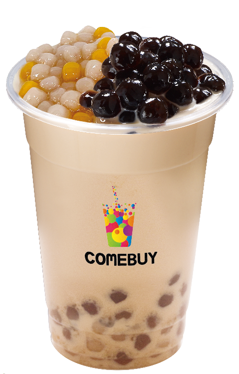 奶茶&特調_雙Ｑ奶茶2號_小芋圓